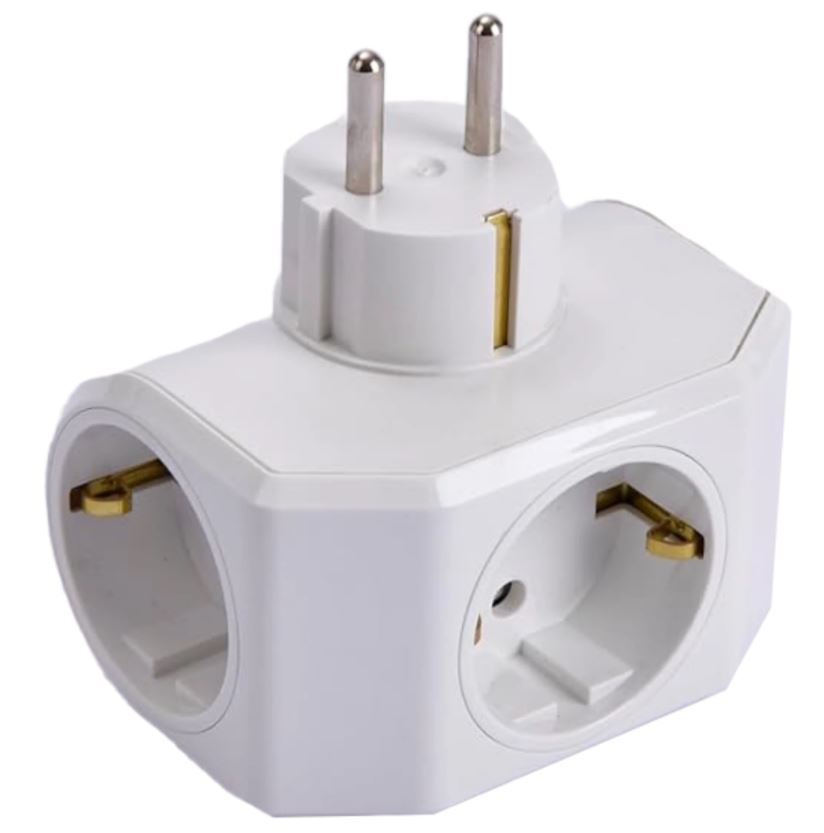 VIKO YONCA PLUS BEYAZ ÜÇLÜ TOPRAKLI PRIZ